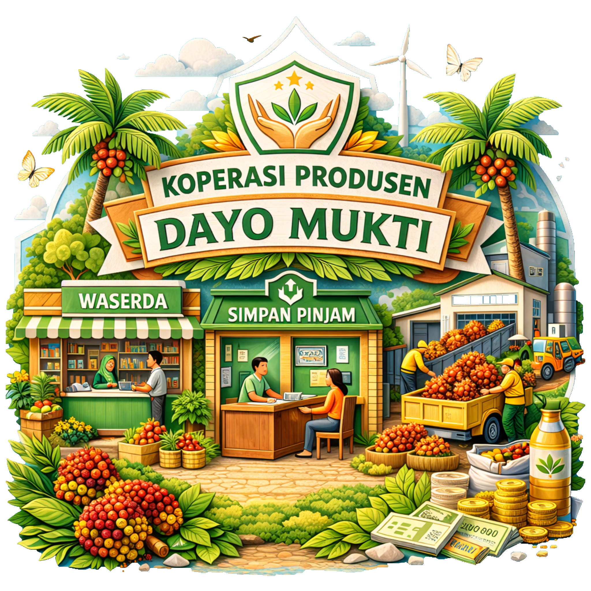 Ilustrasi Koperasi Produsen Dayo Mukti